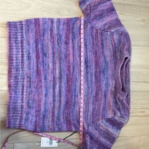 Men's Corridor Purple Multitone Space Dye Knit Sweater